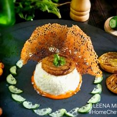 A picture of Gobi Risotto with Awadhi twist.