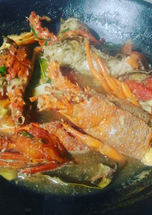 Foto resep Lobster saos tiram pedas