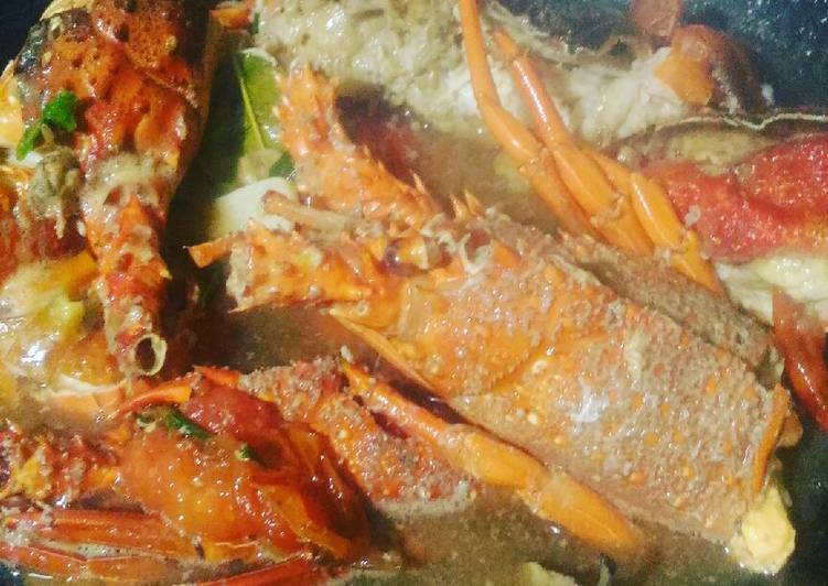Bumbu mengolah Lobster saos tiram pedas Anti Gagal