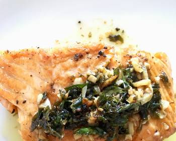 Best Recipe Salmon with Garlic Butter and Capers Delicious and Healthy