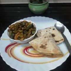 A picture of Bhindi Ki Sabji.