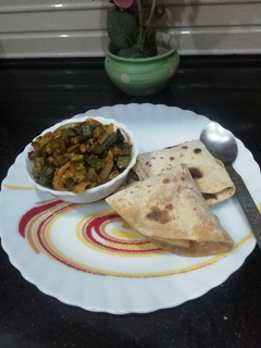 A picture of Bhindi Ki Sabji.