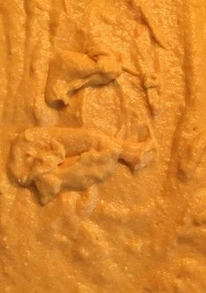 Una foto de Puré de zanahoria y requesón (2 platos)