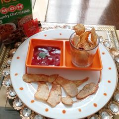 A picture of Crisp Arbi Chips.