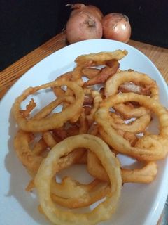 Una foto de Aros de cebolla