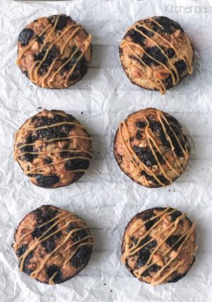 A picture of Banana and Oats muffin.
