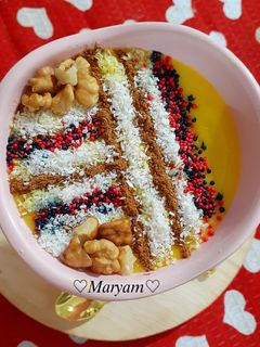 عکسی از دستور فرنی زعفرانی
