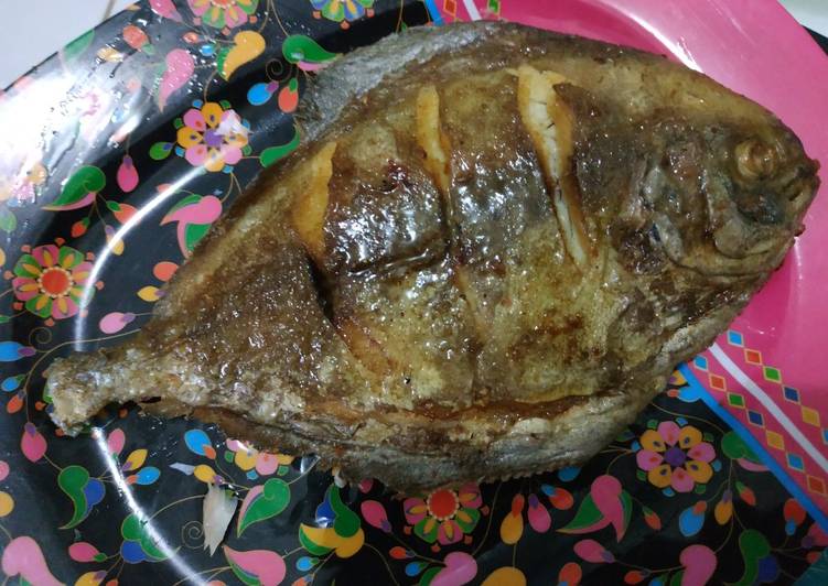 Resep Ikan Dorang (Bawal Laut) goreng, Lezat Sekali