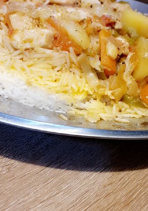 صورة لوصفة مقلوبة الخضار 🥕🥦