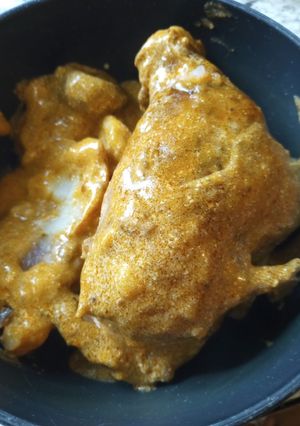 A picture of Paprika Gravy, Smothered Rabbit.
