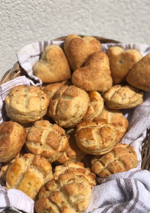 Töpörtyűs pogácsa 🐖 recept fotója