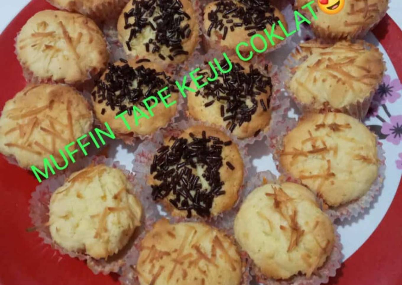 MUFFIN TAPE Toping keju dan cerres🥰🥰