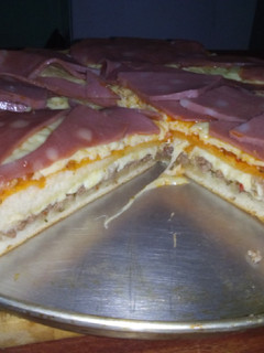 Una foto de Pizza rellena fácil