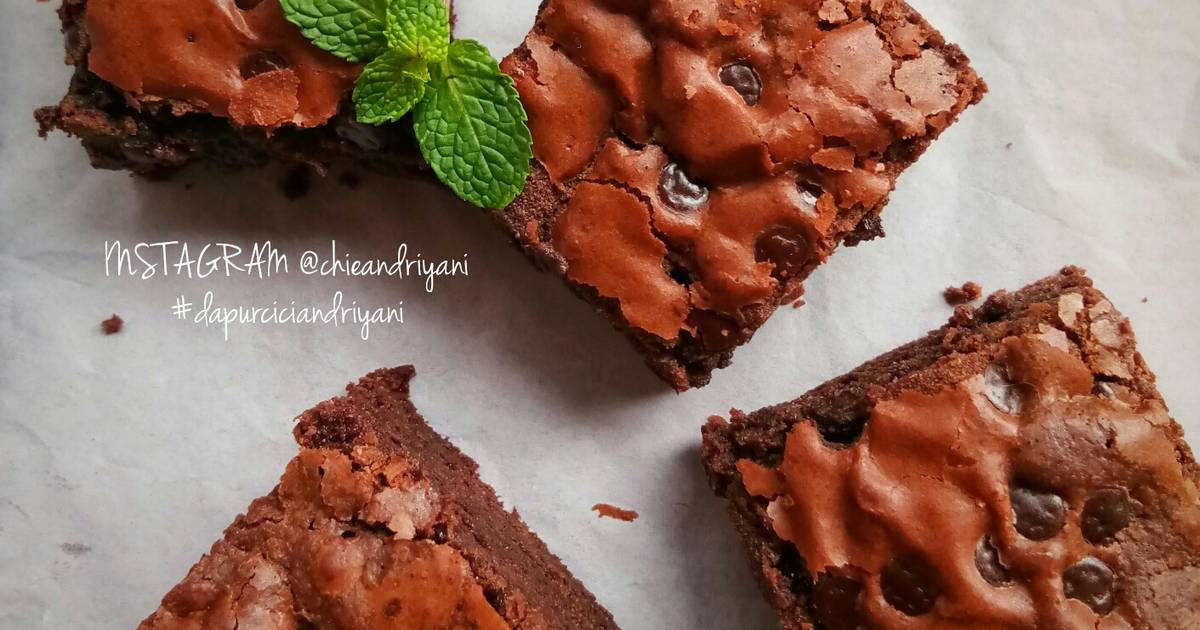 Resep Fudgy Brownies Oleh Cici Andriyani Cookpad