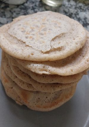 Una foto de Hotcakes de harina de almendras
