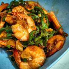Udang Cabai Hijau রেসিপির প্রধান ছবি
