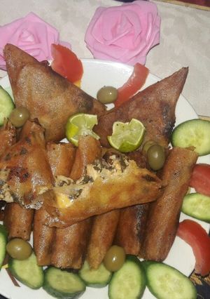 صورة لوصفة بوراك بالسلق روووعة(سنبوسك بالسلق)