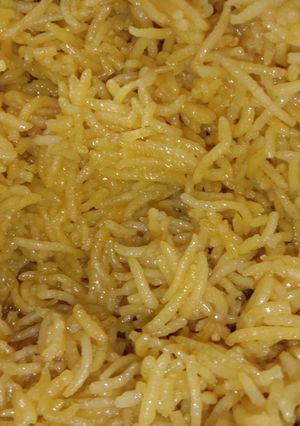 A picture of Jaggery Rice.