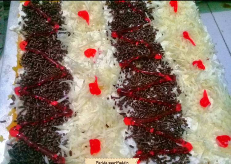 Vanila sponge cake lembut