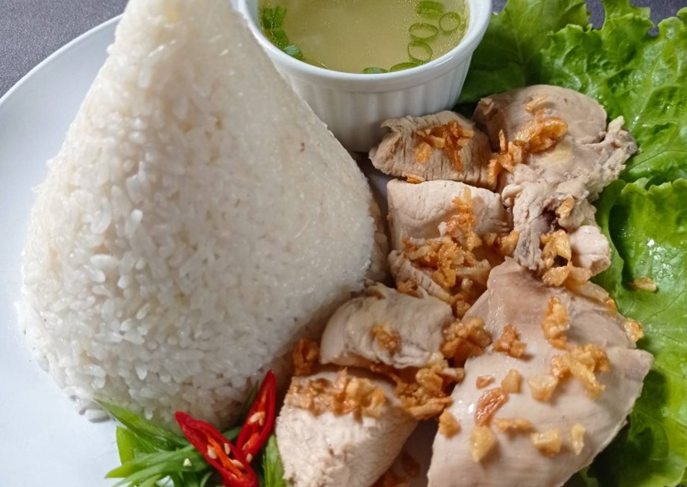 Tumini nasi ayam hainan