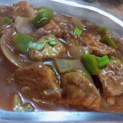 A picture of Chicken Manchurian.