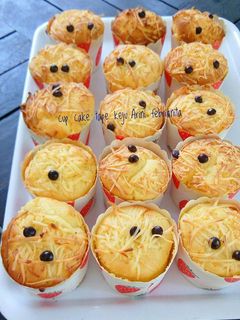 Foto resep Cup cake tape keju premium
