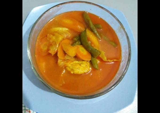 Cara Gampang Membuat Sayur Tempe masak kuah no santan, Menggugah Selera