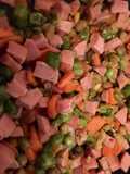 Ensalada de zanahoria y habichuela caliente