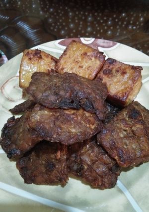 Foto resep 11. Tempe dan Tahu bacem simpel