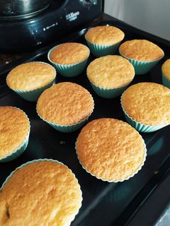 Una foto de Muffins de vainilla y dulce de leche