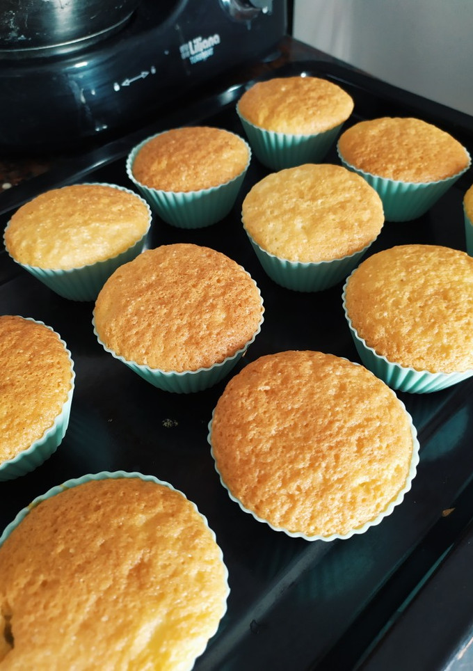 Una foto de Muffins de vainilla y dulce de leche