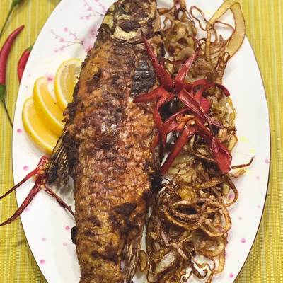 Resipi Ikan Kelah Goreng King Of The River Oleh Sesimple Loralin Cookpad