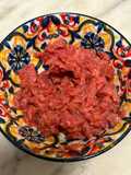 Tartare di manzo al coltello sapore orientale