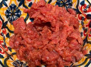 Foto di Tartare di manzo al coltello sapore orientale