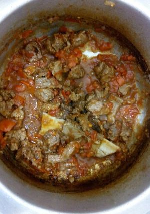 A picture of Wet fry beef.