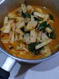 Red Curry Chicken with Bamboo Shoots and Coconut Milk