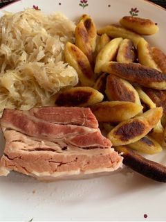 Fingernudeln mit Sauerkraut und Wammerl 😍 Rezepthauptbild