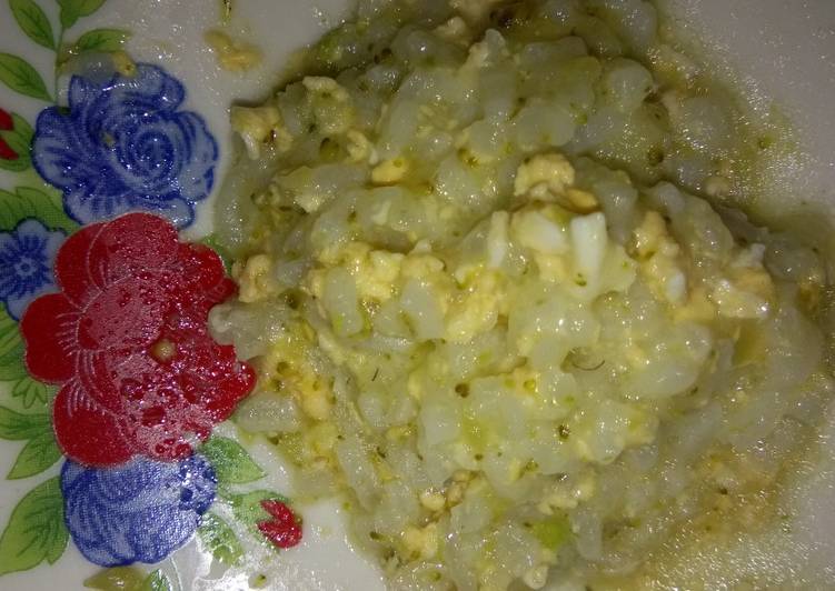 Proses meracik Butter cheesy Rice - Mpasi 15 mo - MPASI 1 tahun + yang Sempurna