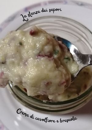 Foto di Crema di cavolfiore e bresaola