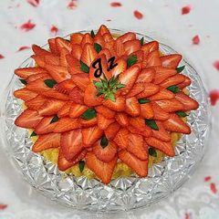 A picture of 🍓🍇🍍🍌🍊🍒 classic fruit tart 🍒🍊🍌🍍🍇🍓.