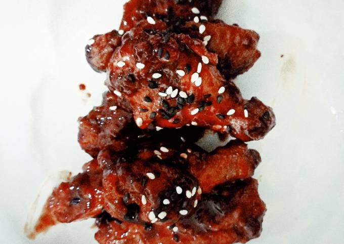 Bagaimana Membuat Spicy Korean Chicken Wings yang Sempurna