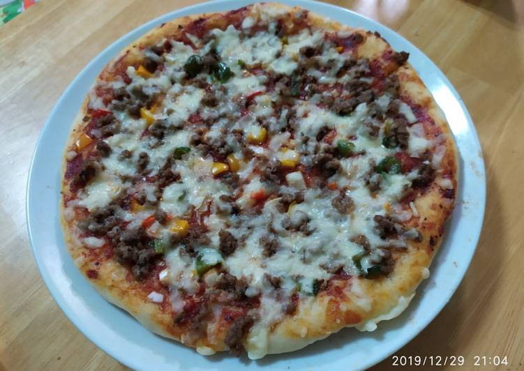 Resep Homemade Pizza (dengan ragi), Bisa Manjain Lidah