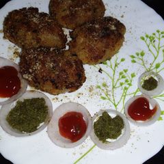 A picture of Masoor Dal kababs.