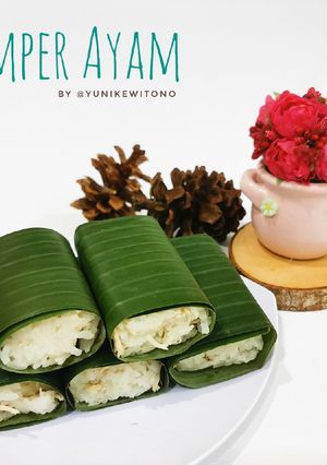 Foto resep Lemper Ayam (Rice Cooker)