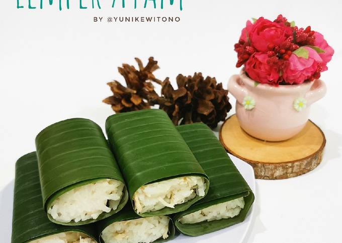 Lemper Ayam (Rice Cooker)