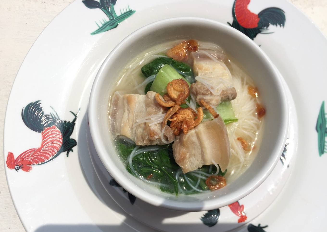 Vermicelli In Pork Belly Soup