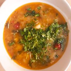 A picture of Zafrani Daal Gosht.