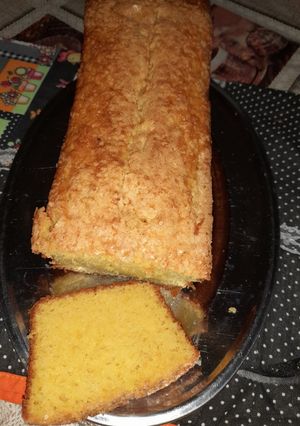 Una foto de Budín de Naranja 🍊 muy fácil y con ingredientes que nunca falta en casa