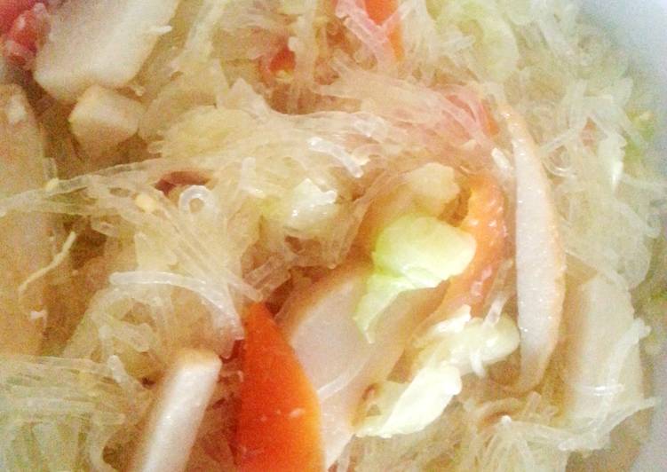 Stir fry glass noodle