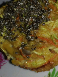Una foto de Muffins de zuchinni y zanahoria